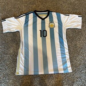 Lionel Messi Argentina Soccer FIFA Jersey/Tee